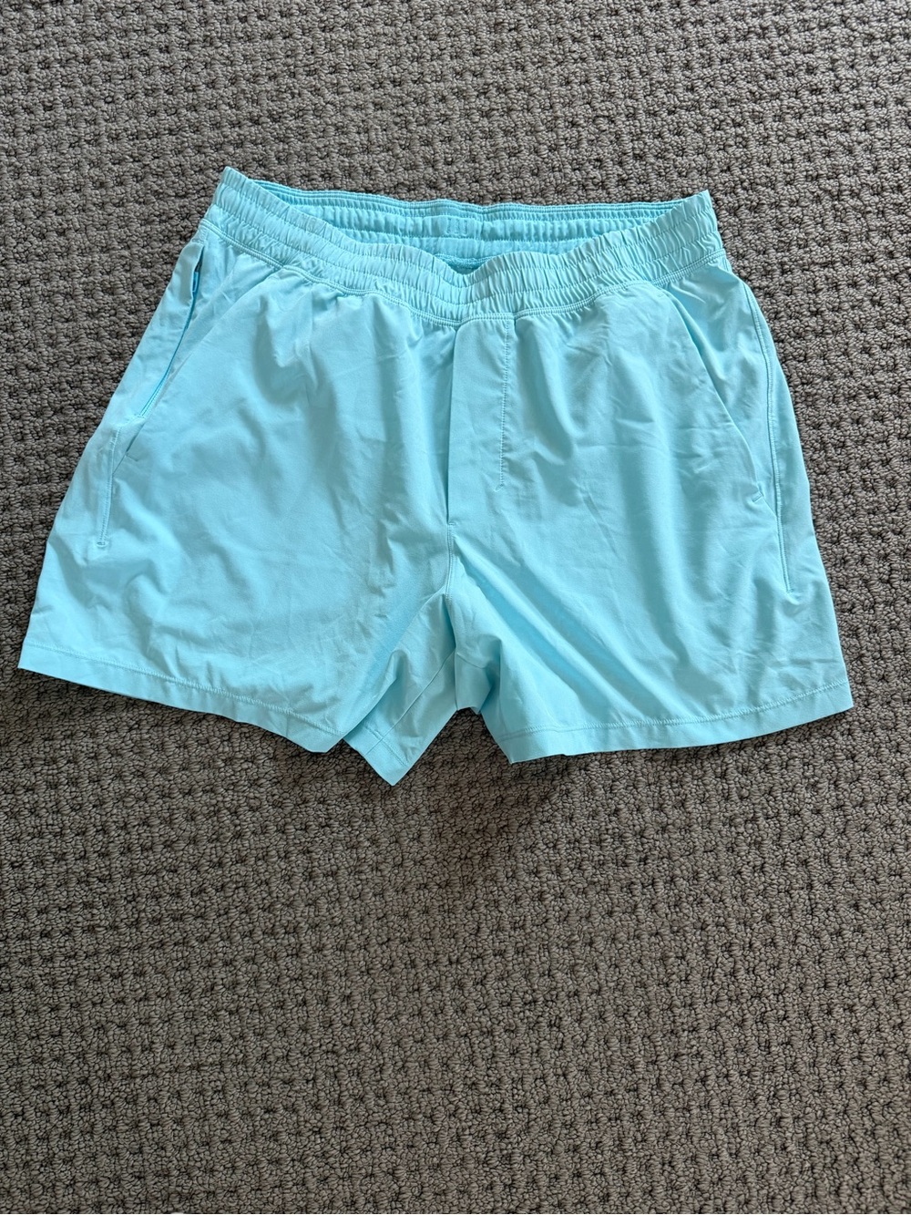 lululemon athletica Men's Aqua Athletic Shorts
